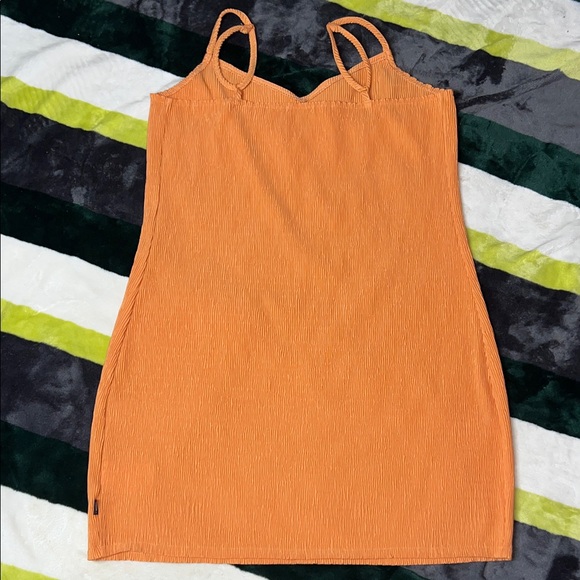 Vans Orange Textured Dress Size S - Picture 9 of 13